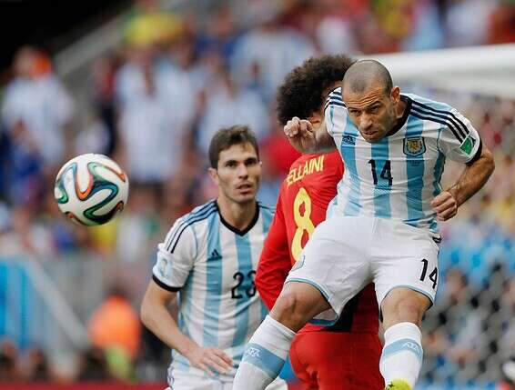 מסצ'ה. נתן את כולו לנבחרת // צילום: אי.פי